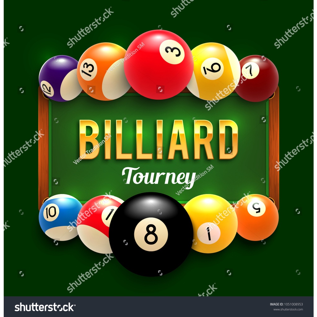 Tranh dán tường Billiards