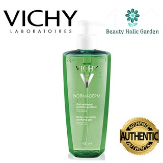 [CHÍNH HÃNG] Gel rửa mặt ngăn ngừa mụn VICHY Normaderm Deep Cleansing Purifying Gel 400ml