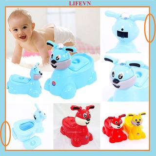 Bô vệ sinh cho bé lifevn bô trẻ em hình thỏ có nhạc dễ thương 5453 việt nhật - Bô Thỏ