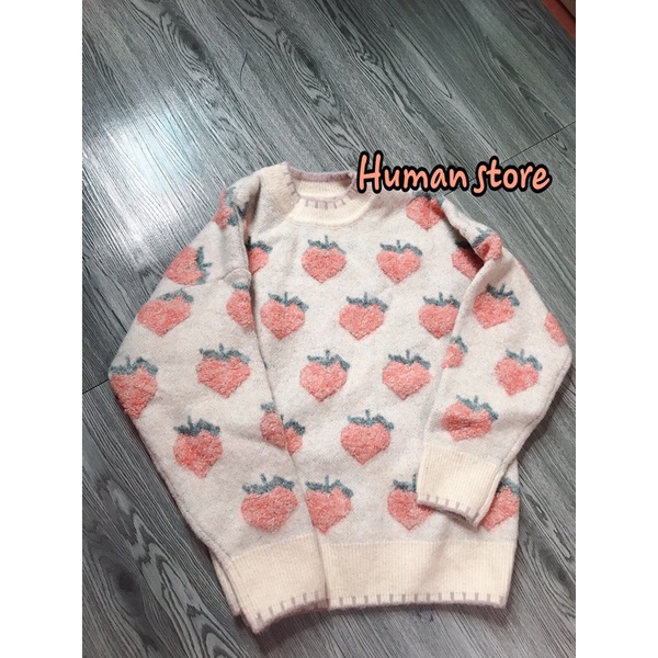 Áo Len Hàn Nữa cho các chị khách đặt live Human store