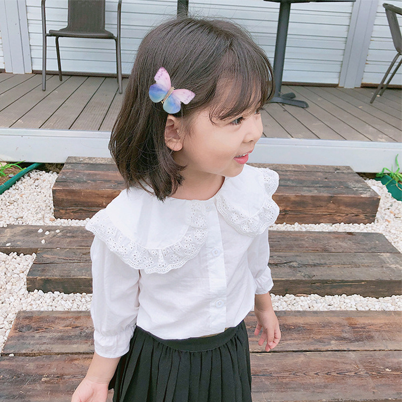 Set 10 kẹp tóc hình bướm 3d xinh xắn dễ thương