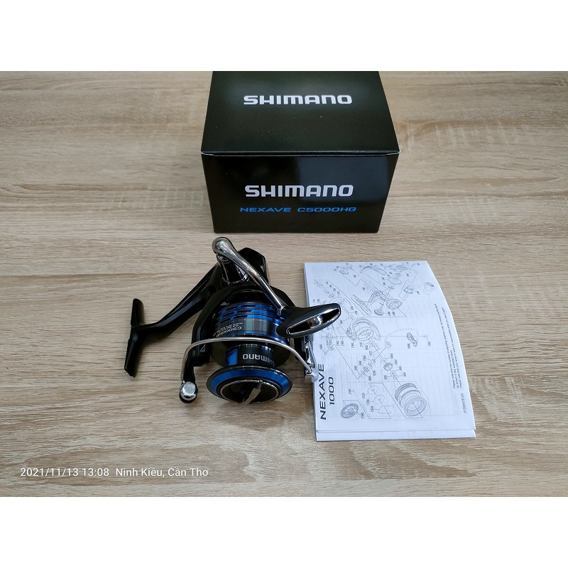 Máy Câu Cá Shimano 2021 Nexave C5000HG - Máy Đứng