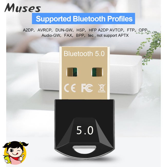 Usb Bluetooth 5.0 Nhận Tín Hiệu Bluetooth 5.0 Dongle 5.0 4.0 Cho Pc Ps4 Tv Car 5.0