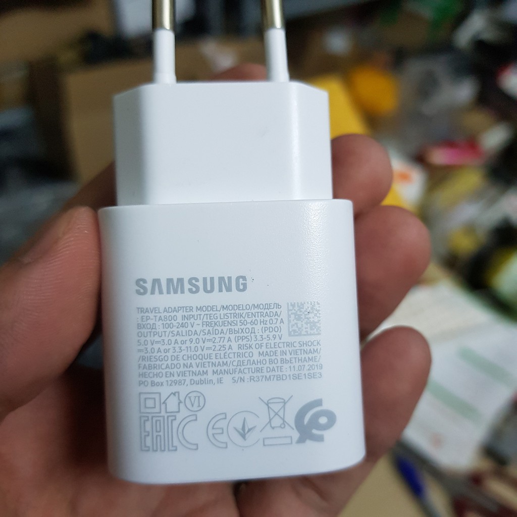 Bộ Sạc Nhanh Samsung A70 25W Chính Hãng