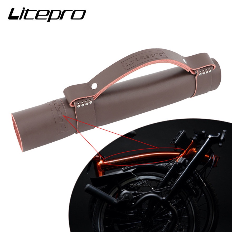 Lp litepro Đất Sét Cho Chiếc Xe Brompton Retro canteen Đánh Bóng