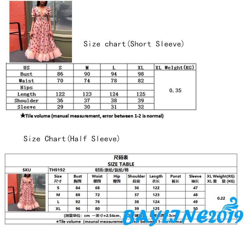 ✚❡Đầm Chữ A Tay Dài Cổ Chữ V In Họa Tiết Dâu Tây Đáng Yêu Cho Nữ