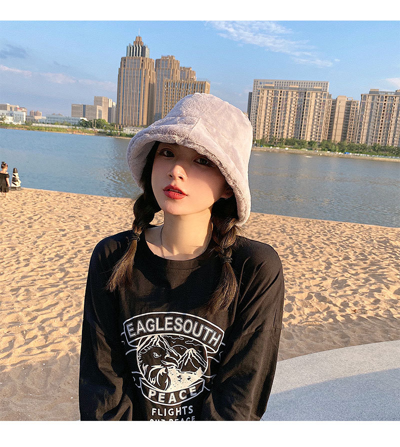 Nón tai bèo lông giữ ấm dày dặn thời trang xinh xắn cho nữ