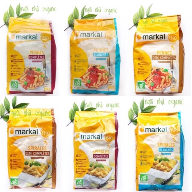 Nui hữu cơ Bioitalia/ Markal/Rapulzel 100g