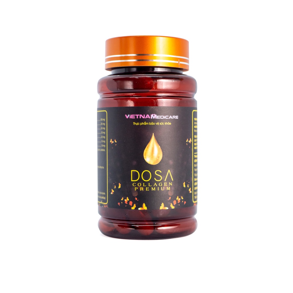 Thực phẩm bảo vệ sức khỏe DOSA COLLAGEN PREMIUM - Hỗ trợ tăng đàn hồi da, giảm nám, sạm da, giúp sáng da, đẹp da