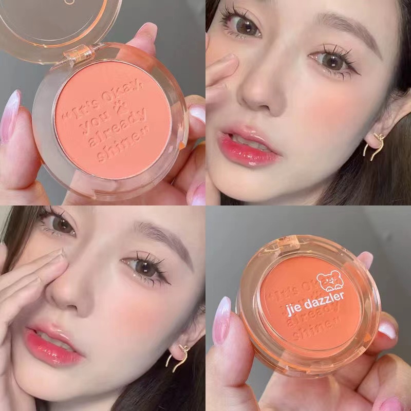 Phấn má hồng Jie DAZZLER tông màu ấm tự nhiên | BigBuy360 - bigbuy360.vn