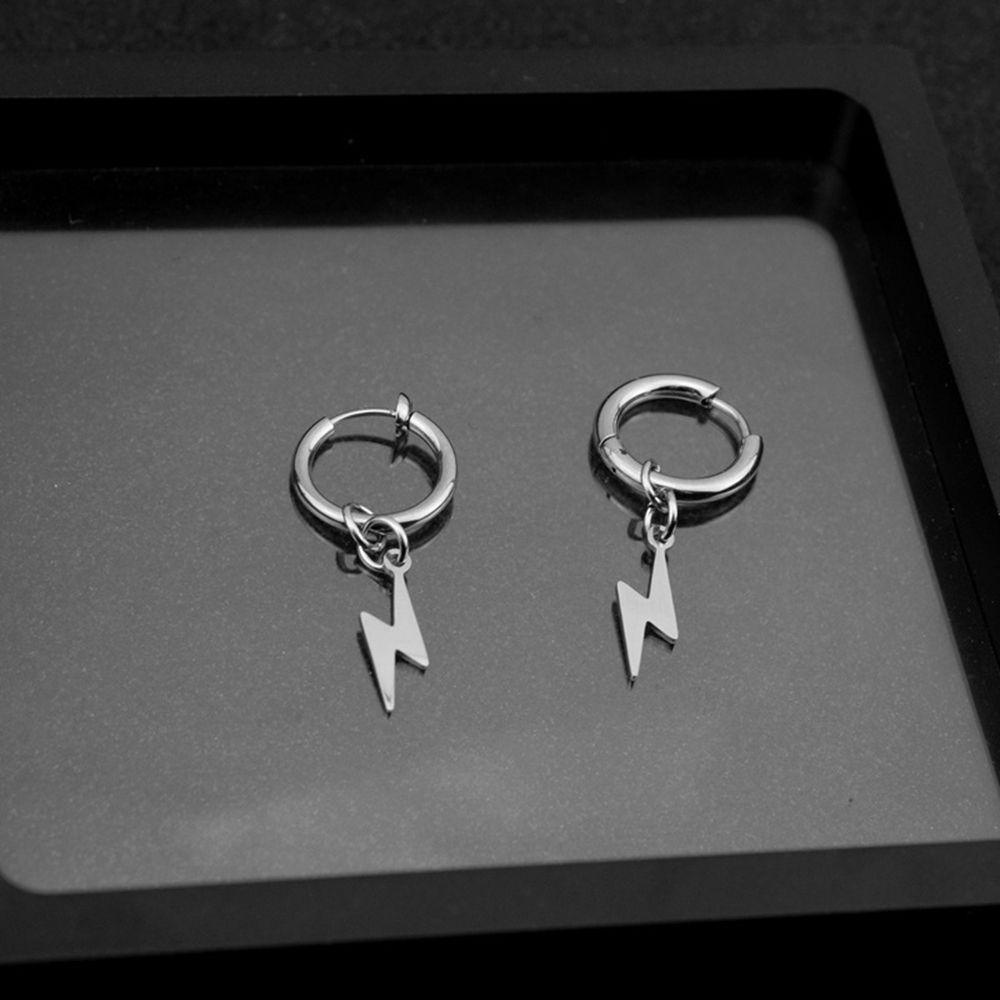 JARRED Bông Tai Tròn Bằng Thép Không Gỉ Phong Cách Cổ Điển Cho Nam Và Nữ