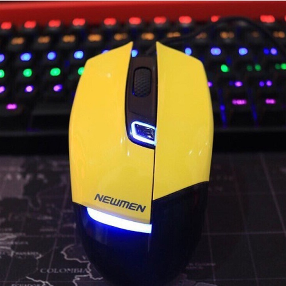 Chuột Mouse NEWMEN G10 PLUS Black/Yellow USB Chính hãng