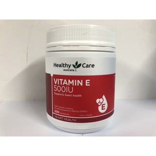 Viên uống vitamin e healthy care 500iu 200 viên
