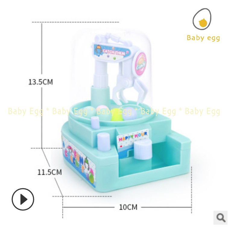 Máy gắp thú size lớn đồ chơi trẻ em tăng tương tác cho bé trai bé gái 3 4 5 6 7 8 tuổi babyegg baby egg