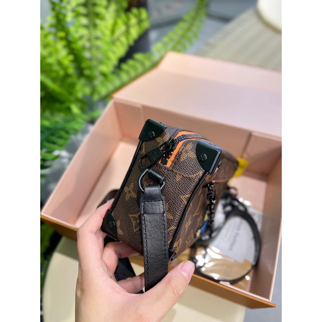 TÚI ĐEO CHÉO NAM NỮ UNISEX DÂY DA PHỐI XÍCH CÁ TÍNH 2 BOX SUPER VIP SMANO BAGS HOẢ TỐC