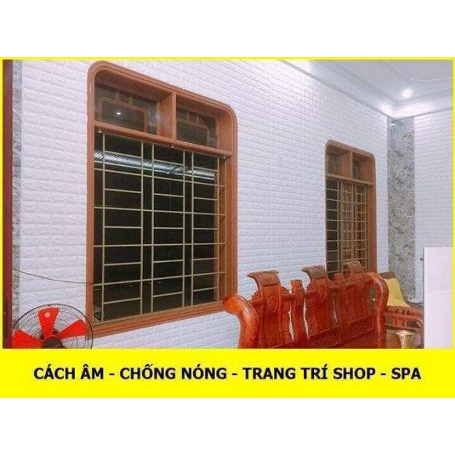 Xốp dán tường 3d. Chỉ 20.000 1 tấm. Kích thước 70x77cm dày 5mm. Gía rẻ vô địch, ở đâu rẻ hơn shop hoàn tiền.