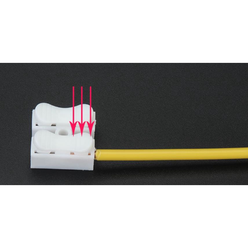 100 cút nối nhanh dây điện CH2 màu trắng