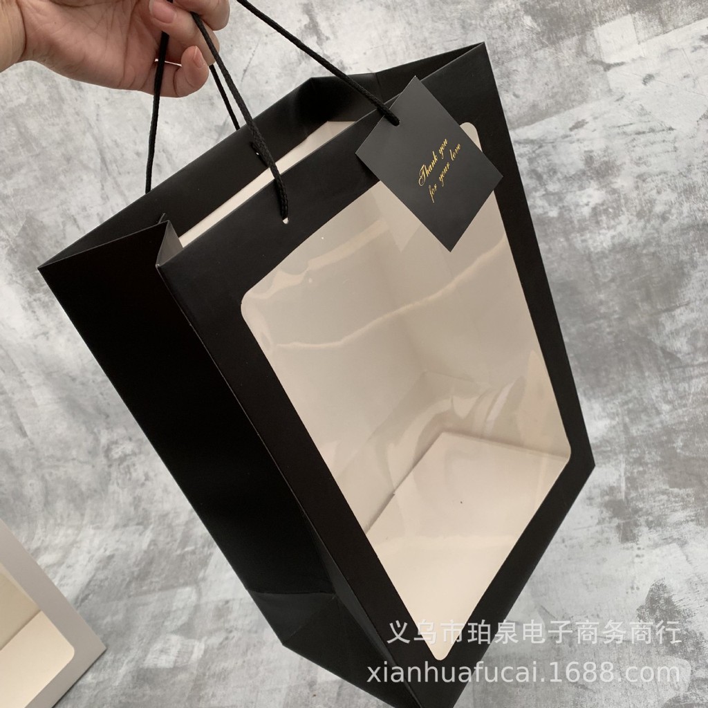 TÚI GIẤY MẶT KÍNH 35x25x18cm | BigBuy360 - bigbuy360.vn