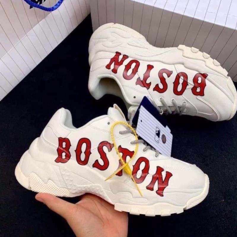 😊giaydepdumau😊Giày thể thao nam nữ Boston - Giày sneaker ulzzang trắng cao cấp full bill box độn đế cao cổ