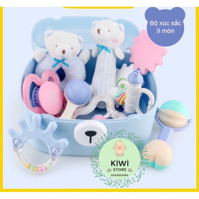 Bộ đồ chơi xúc xắc gặm nướu 9 món Goryeo Baby Hàn Quốc (mẫu mới)