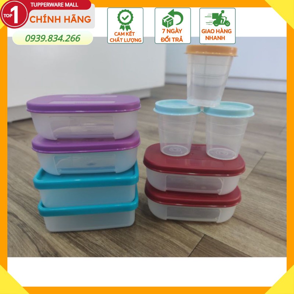 Hộp Bảo Quản Tupperware 💕Freeship Extra💕 Trữ đông / mát size Mini