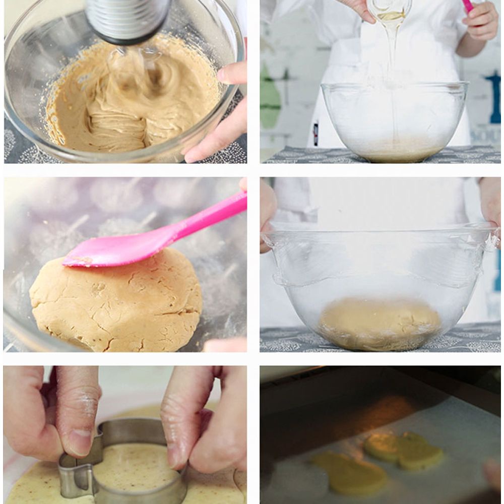 Set 1/2 khuôn làm bánh quy bằng thép không gỉ chủ đề giáng sinh