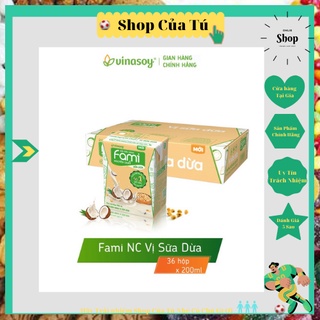 1 LỐC SỮA FAMI NGUYÊN CHẤT VỊ SỮA DỪA