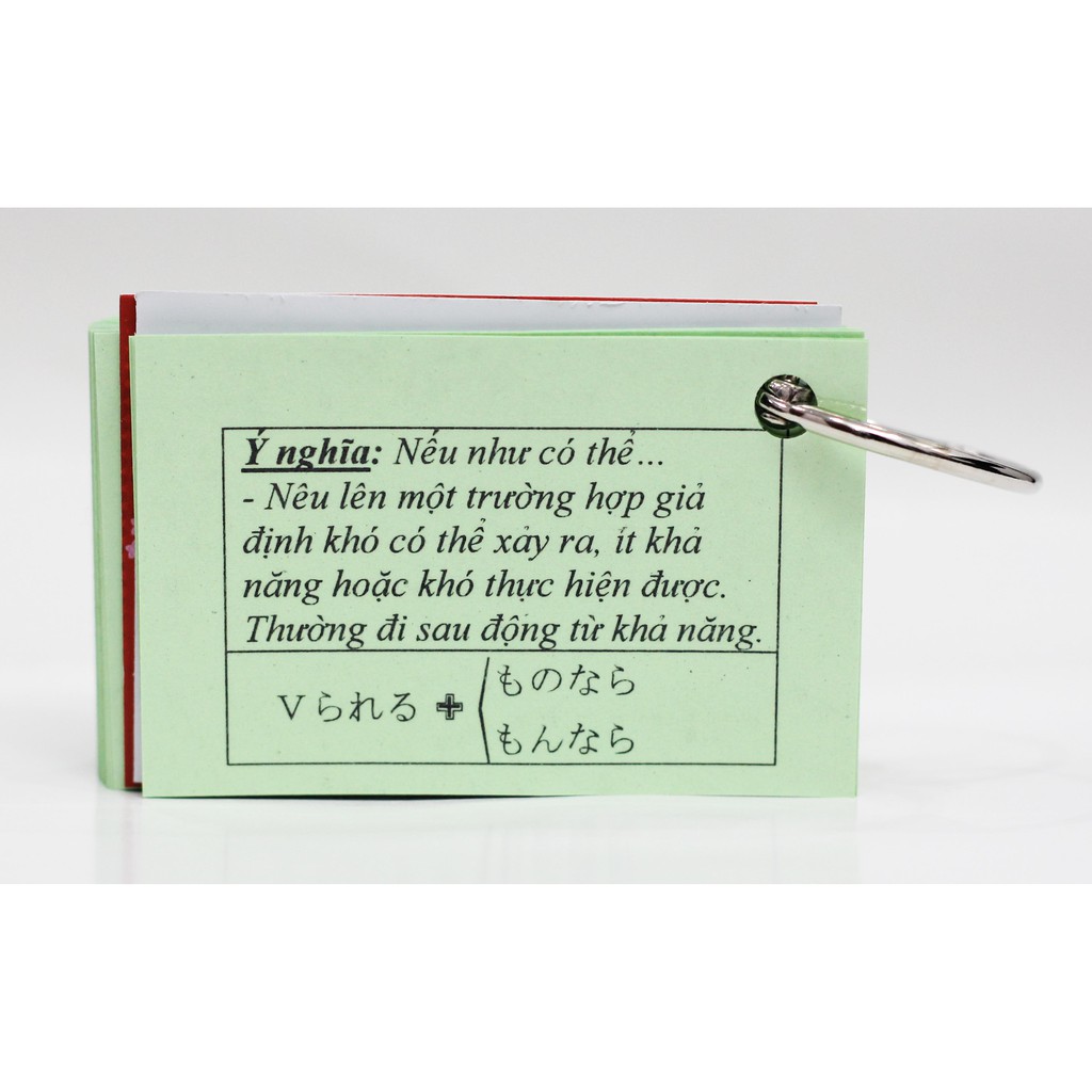 Thẻ Học Ngữ Pháp Tiếng Nhật Trung Thượng Cấp N2 - Flashcards Bunpou Soumatome N2