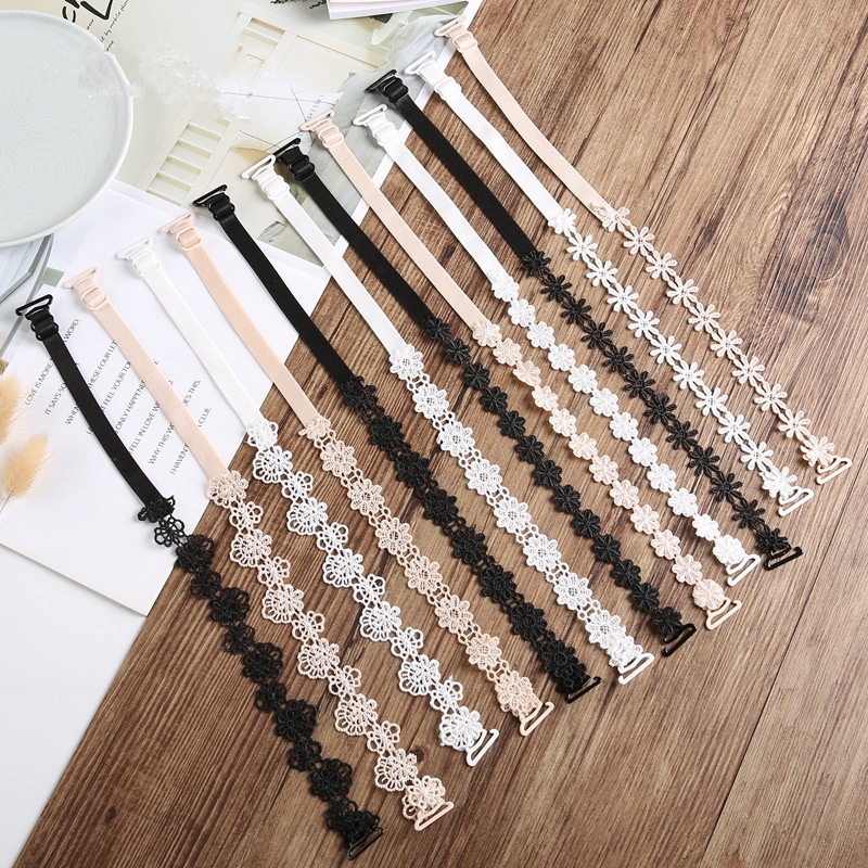 Dây Áo Ngực 4 Kiểu Họa Tiết Ren Hoa Chống Trượt Gợi Cảm Cho Nữ