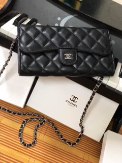 Ví chanel trần chỉ fullbox