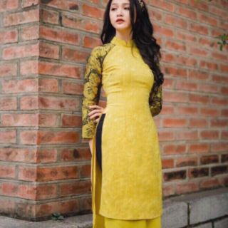 Set áo dài mẹ và bé