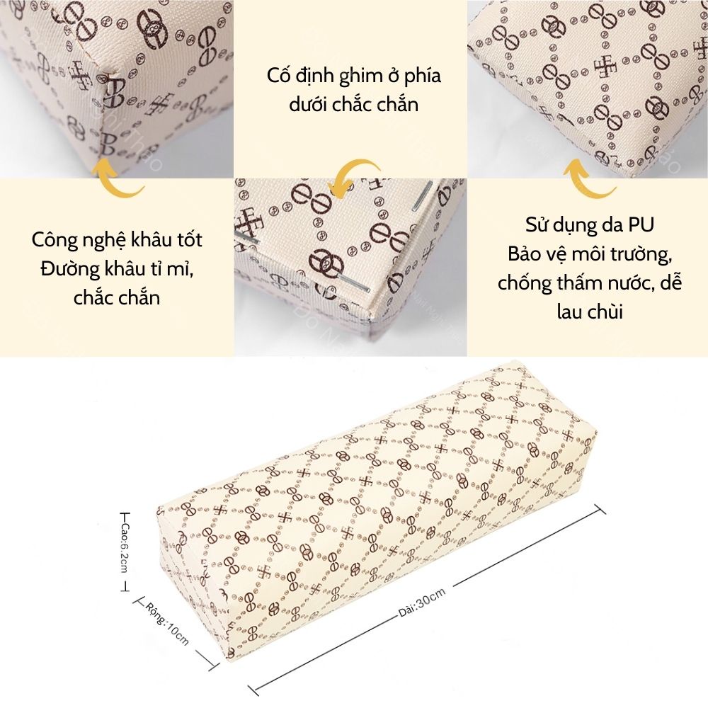 Gối kê tay làm nail bọc da JELIVA