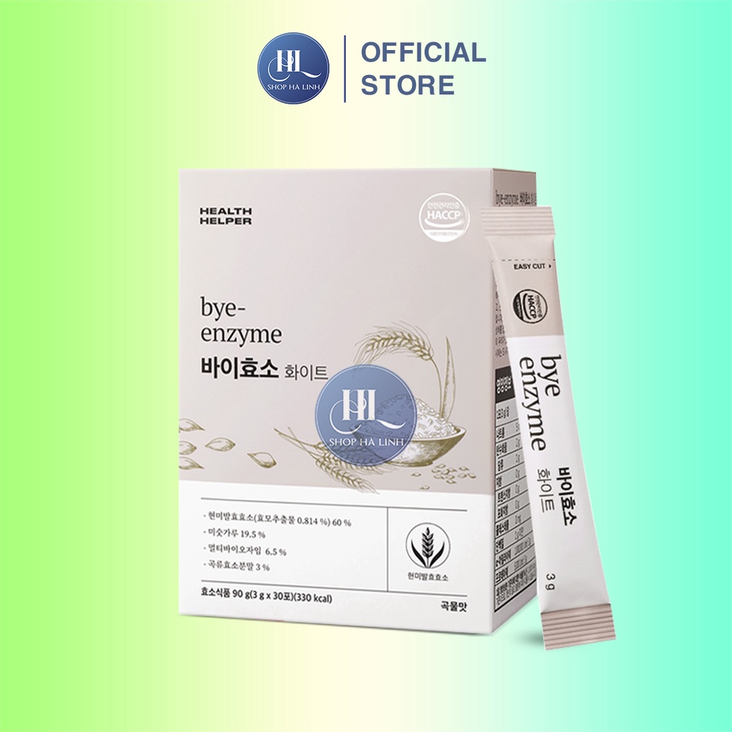 Bột Giảm Mỡ Hỗ Trợ Tiêu Hóa Bye-Enzyme Health Helper Hàn Quốc (30 gói x 3g)