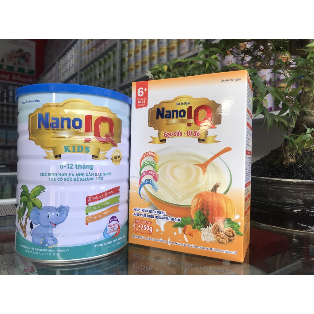 Sữa NaNo IQ Kids 400g/900g.