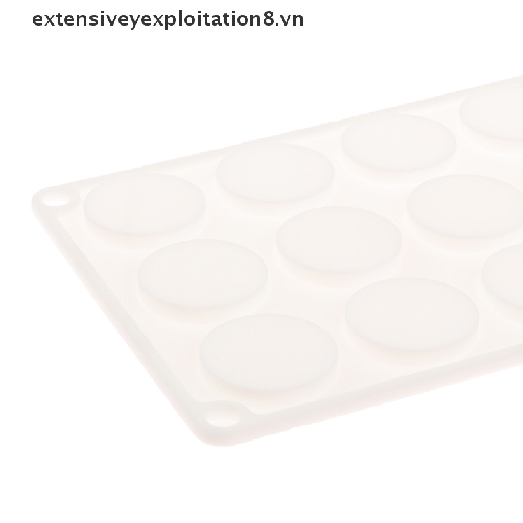 Khuôn Silicone Làm Con Dấu Sáp 12 Ngăn DIY