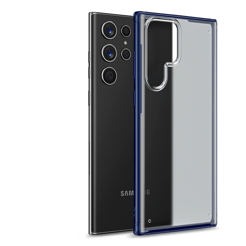 Ốp Điện Thoại Nhựa Cứng Trong Suốt Có Túi Khí Chống Rơi Cho Samsung Galaxy S22 Ultra S22 Plus 5G