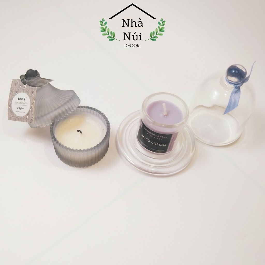 Combo quà tặng cho bạn gái 20 10 cho người yêu, 02 nến thơm phòng decor trang trí thư giãn Scented Candle Cup E4 E7