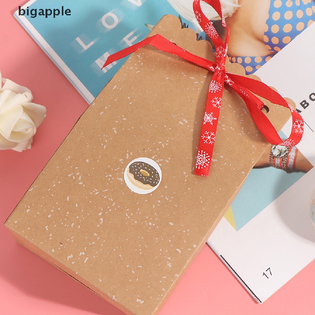 Set 500 Sticker Giấy Nến Hình Bánh Donut Với 8 Kiểu Dáng Khác Nhau