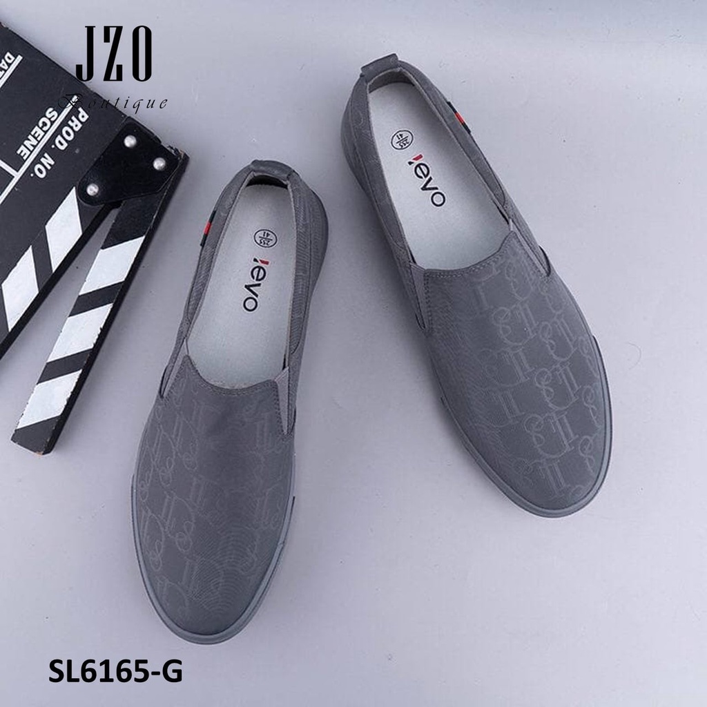 Giày lười vải nam - Slip on nam Leyo  - MSP 6165