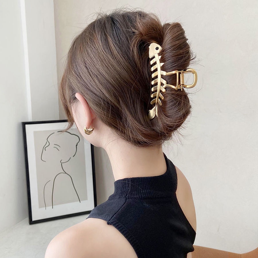 Kẹp Tóc Hình Xương Cá Thời Trang Hàn Quốc Dành Cho Nữ