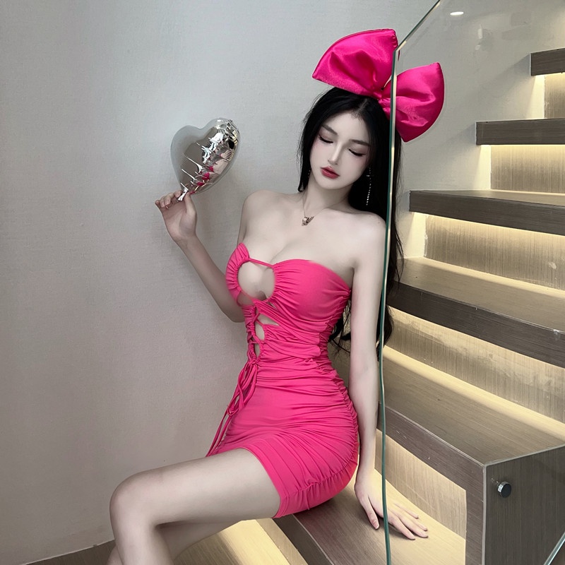 Áo Ống Thiết Kế Khoét Rỗng Phong Cách Âu Mỹ Quyến Rũ Cho Nữ