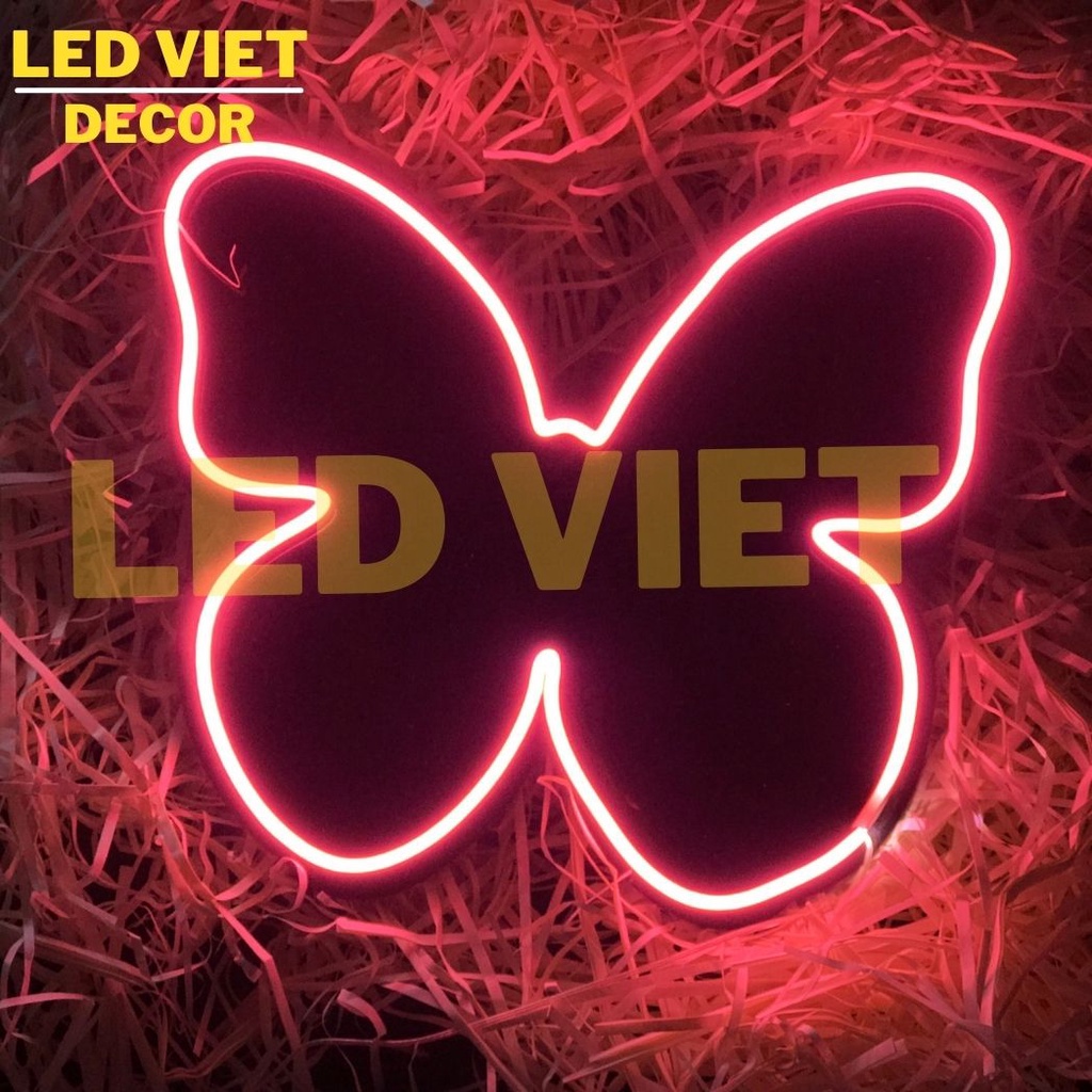 Đèn led neon trang trí mẫu butterfly