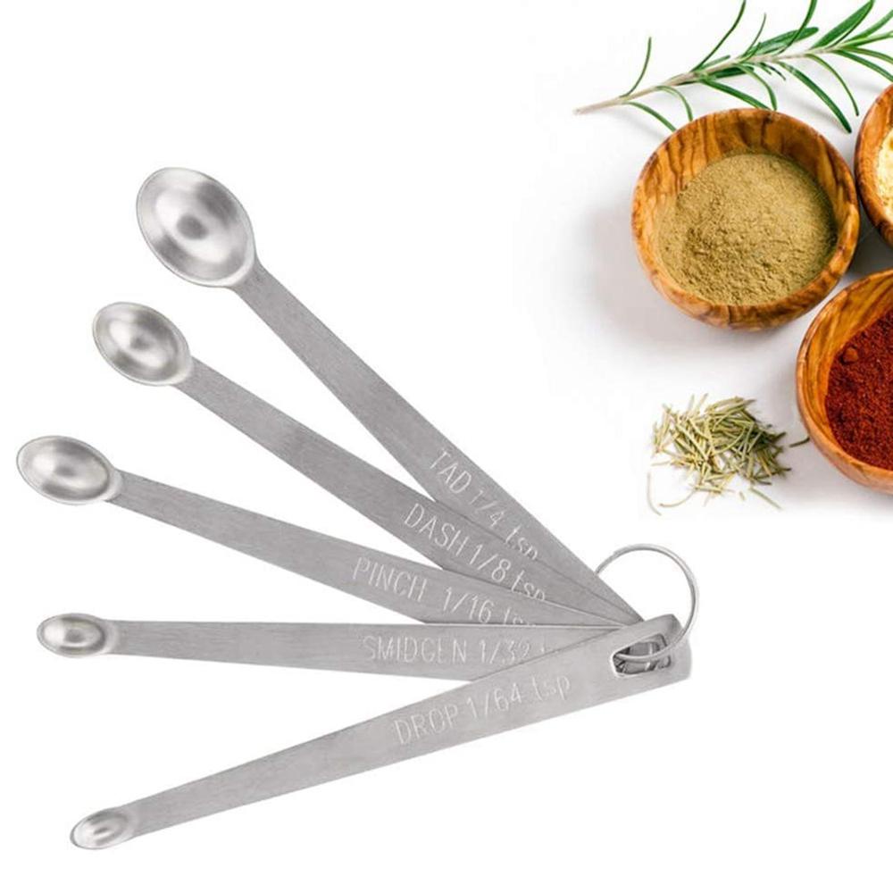 Muỗng Đo Lường Thanh Lịch Tiện Lợi|Set 5 Dụng Cụ Đo Lường Trong Nhà Bếp