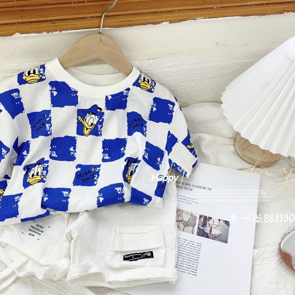 Áo Thun Tay Ngắn 100% Cotton Họa Tiết Màu Nhuộm Phong Cách Hàn Quốc Thời Trang Mùa Hè Cho Bé Trai Và Gái