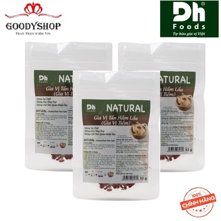 Combo 3 Bịch Natural Gia Vị Tần Hầm Lẩu (Gia Vị tiềm) Dh Foods 53g DHGVT98 GOODYSHOP