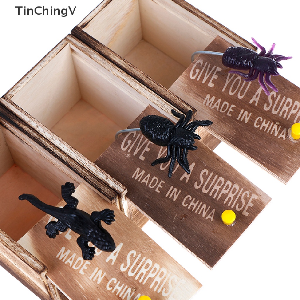 [TinChingV] Hộp Gỗ Đựng Côn Trùng Chơi Khăm Sóc Giống Thật