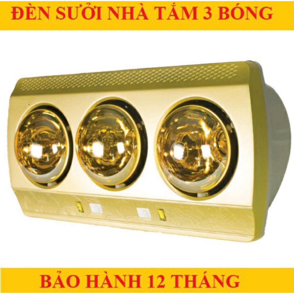 Bóng đèn sưởi, Đèn sưởi nhà tắm 2 bóng , 3 bóng cao cấp chống cháy nổ