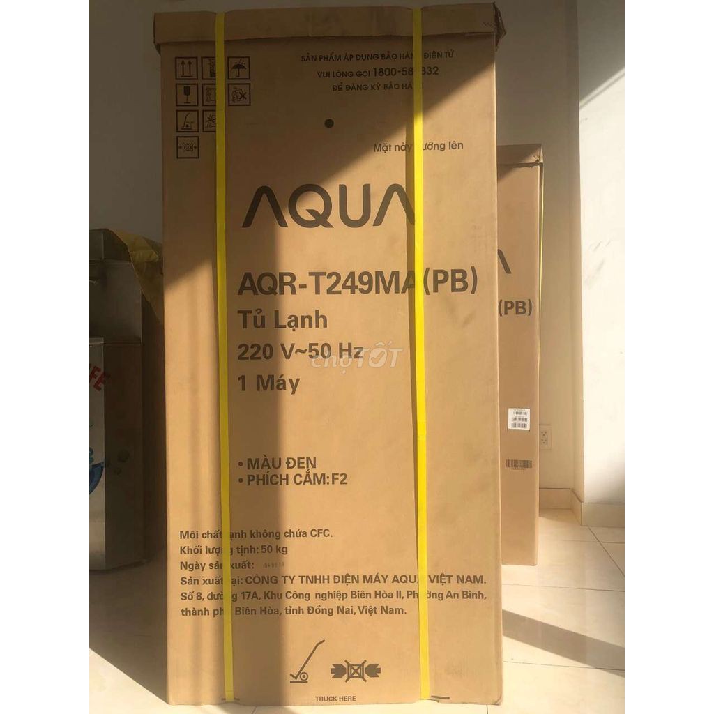 Tủ lạnh Aqua Inverter 235 lít AQR-T249MA PB (Miễn phí giao tại HCM-ngoài tỉnh liên hệ shop)