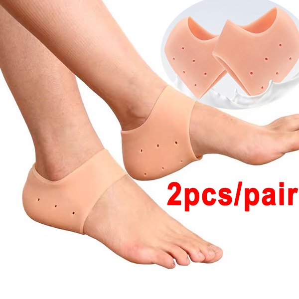 ‍♀️ 2pcs/set Silicon Gel Bảo Vệ Gót Chân Giúp Dưỡng Ẩm Chống Nứt Nẻ