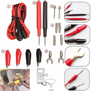 Cable Wire Test Lead Combination For IC pins/ Multimeters LED Digital Alligator